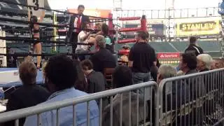 Amanda Bobby Cooper, First Female Boxing Match At Chicago's White Sox Field