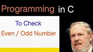 Check Even or Odd number in C Language