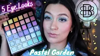 BELLA BEAUTÉ BAR PASTEL GARDEN PALETTE REVIEW + 5 EYE LOOKS | SOME SPRING EYELOOK INSPIRATION 🌼