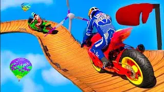 Play crazy bike stunt game in extreme gt racing impossible tracks.#3🔥🔥🔥