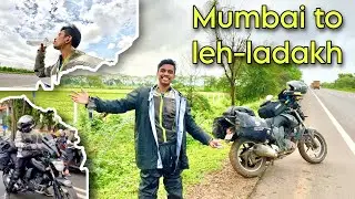 My Dream trip come true | Mumbai to leh-ladakh | 1st Part Mumbai to Modasa | Solo Ride On Fz150