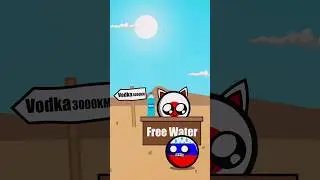 Russia Choice: Free Water or Vodka #countryballs