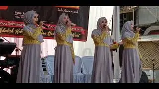 4 VOKALIS CANTIK (MEDLEY 3LAGU QASIDAH ASYIIK) RENADA LIVE PERFORM DICIJELEREUN BAYONGBONG GARUT