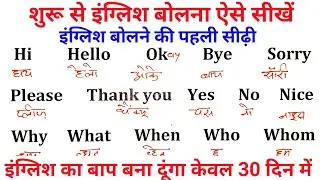 इंग्लिश पढ़ना कैसे सीखें 🤔 । इंग्लिश बोलना कैसे सीखें । How to learn english speaking । #trending