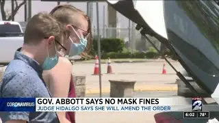 Gov. Abbott says no mask fines