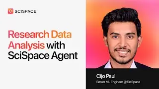 Research Data Analysis with SciSpace Agent: Step‑by‑Step Guide