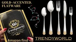 Unboxing & Review | Amazon find | Silver Tableware Set | Trendyware silverware.