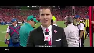 ESPN reporter's awkward 'Monday Night Football' debut