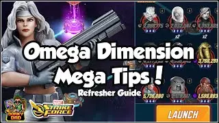 Omega Fallen Dimension Refresher Guide! | Marvel Strike Force | MSF
