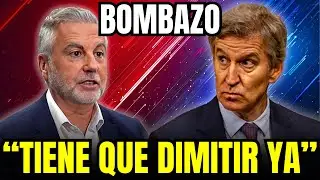 ALSINA EXIGE la DIMISI&Oacute;N de FEIJ&Oacute;O por MENTIR y ENCUBRIR a MAZ&Oacute;N