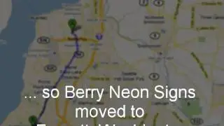 Seattle, WA: About Berry Neon Signs - Sign Company; 206-851-5522