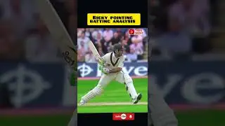 Секретная техника отбивания Рики Понтинга 🔥 | Прямые и чистые удары 🏏 #Крикет