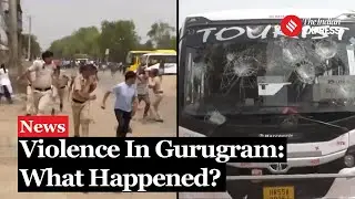 Violence Erupts in Gurugram After Worker&rsquo;s Death, Policeman Injured and Vehicles Damaged