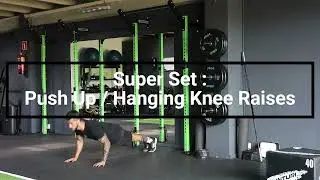 Push-Up + Hanging Knee Raise Superset | Kebko Functional Fitness Amsterdam Noord