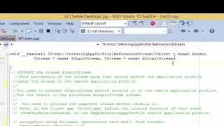 Encrypt and Decrypt AppTethering Data in C++Builder