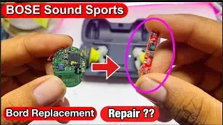 How to repair bose soundsport free motherboard replacement | one side not turning on teardown