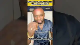 Top 5 things that people say when they failed #trending #comedy #goviral #funny 