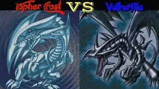 Blue-Eyes White Dragon VS Red-Eyes Black Dragon (Topher Crost vs Valhalla)