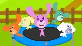 Five Little Puppies - Popular #NurseryRhymes Collection I #ChildrenSongs I Kids Videos