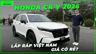 Review NÓNG Honda CR-V Hybrid 2026: Bổ sung bản L, lắp ráp tại Việt Nam