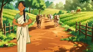 A Day in an Indian Village: Cozy Family ghibli Life in Slow Motion&rdquo;