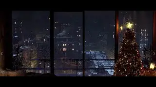 🎅🎄 Cozy Christmas Snowfall in the City 🌨️✨ Relax, Unwind & Subscribe for More Magical Ambiences 🎧