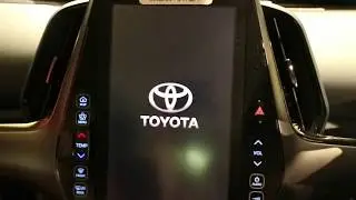 PRIUS PHV TOYOTA 2019 センターディスプレイ オープニング(全体) / Center Display  Opening