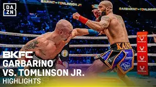 Johnny Garbarino vs. Kaine Tomlinson Jr. Fight Highlights | Round 5 TKO | BKFC Knucklemania