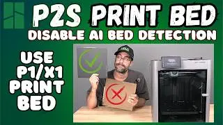 Bambu Lab P2S: Disable AI Bed Detection, to use any P1/X1 Print Bed Build Plate - 3D Printer