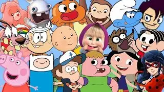 o show da luna miraculous as aventuras de ladybug peppa pig masha e o urso turma da m&ocirc;nica caillou
