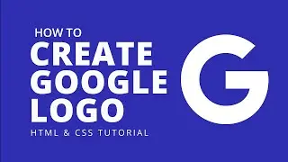 How To Create Google Logo Using HTML & CSS - HTML and CSS Tutorial For Beginners
