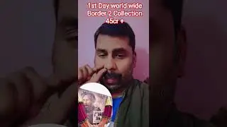 1st Day world wide Border 2 Collection 45cr +🔥#viral #border2 #sunnydeol#shorts#ytshorts #bollywood