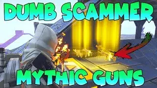 Dumb Scammer Nearly Scams MYTHIC GUNS! (Scammer Gets Scammed) Fortnite Save The World
