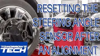 RESETTING THE STEERING ANGLE SENSOR AFTER AN ALIGNMENT
