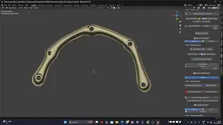 I bar designing for lower arch all on x implants 3b tb protocol in blender - best laser  -chennal