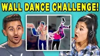 ADULTS REACT TO WALL DANCE CHALLENGE (#DabkeChallenge | Arab Dance)
