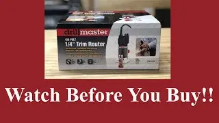 Фрезерный станок Drillmaster Trim Router &mdash; открытая коробка и полный обзор
