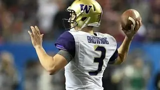 Jake Browning (Washington QB) vs Washington State 2016
