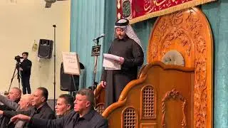 الرادود كرار ابو غنيم  الحله محلة جبران استشهاد السيدة زينب عليها السلام 