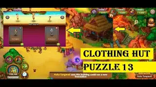 Puzzle 13 Gearing Up, Clothing Hut : Virtual Villagers 6 Divine Powers : Gamer Hub