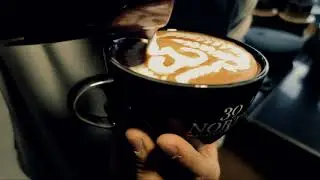 latte art lion king