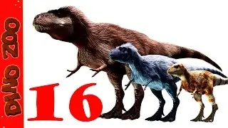 Арктический Тираннозавр и Целюр Зоопарк динозавров dino zoo 16