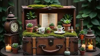 🌱 Trasforma una Vecchia Valigia in una Fioriera Originale | Idea DIY per Piante Aromatiche 🌱