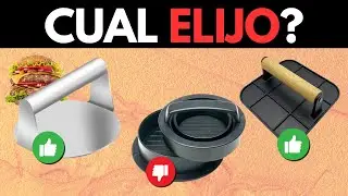 🔥 Las 4 mejores PRENSAS PARA HAMBURGUESAS BARATAS de Aliexpress 🍔 Acero Inoxidable, Antiadherentes