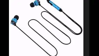 eforCity 567814 3 5mm In Ear Stereo Headset with On Off Compatible with HTC one S HTC One X, Blue Bl
