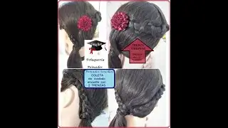 Coleta, Trenzas y Trenza Viborita por CURSOS MONI