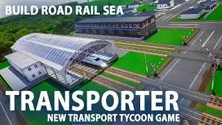 Transporter First Look - A BRAND NEW logistics tycoon game . Trucks, buses, trains, & boats