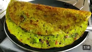 हरे मटर और चावल के आटे से बनाएं एकदम क्रिस्पी डोसा सिर्फ 10 मिनट में।