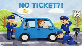 Cop Gets Outsmarted by a Clever Driver's Joke 😂