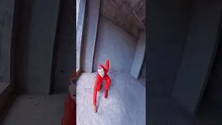 Rooftop Parkour vs Money Heist Free Running Pov 😂#rooftoprun #parkour #parkourlife #funny #explore